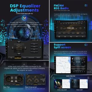 2Din Android12 Carplay gps With Built-in WiFi For Volkswagen Nissan Hyundai Kia