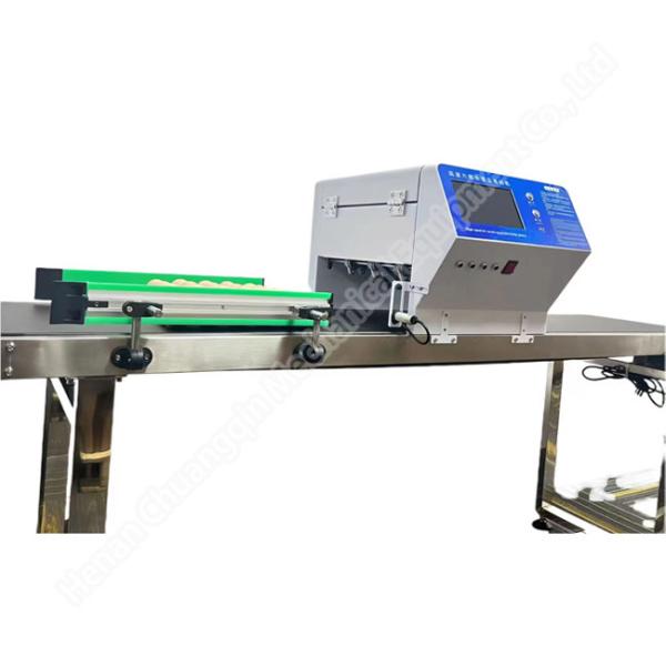Buy cheap Full Plate Spray100w Egg Coding Machine With Ink Cartridge 60kg Computer Control from wholesalers