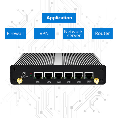 Buy cheap Intel Core I3 / I5 Fanless Desktop Software Router 6 RJ45 LAN DDR3 8GB RAM from wholesalers