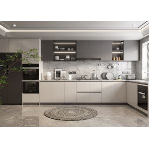 China Modular Kitchen Cabinet with Drawer Basket for Residence Hotel on sale