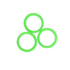 REACH Certified Customized Silicone O-Ring in Red and Black with Heat Resistant