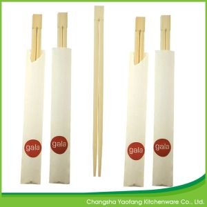 Buy cheap Bamboo 24cm Twins Custom Chop Sticks Biodegradable Sushi Open Paper Packing from wholesalers