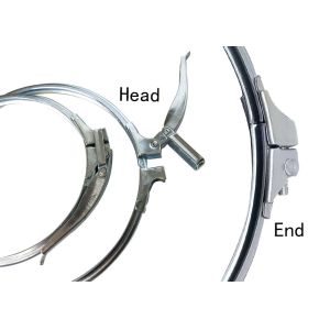 Buy cheap Connecting Clamp Of Feed Pipe Quick Release Pipe Clamp With Sealing Ring from wholesalers