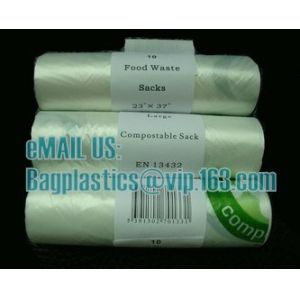 Buy cheap Corn starch bags, sacks, Compostable, OXO-BIODEGRADABLE, Biodegradable packaging, eco, biodegradable garbage bag compost from wholesalers