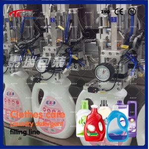 Buy cheap 3000×1400×2800mm Dishwashing Liquid Detergent Filling Machine 1-5L from wholesalers