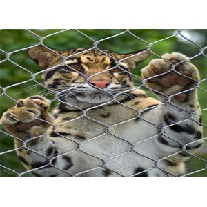 Buy cheap 7x7 Knotted SS Wire Rope Zoo Mesh Animal Enclosure from wholesalers
