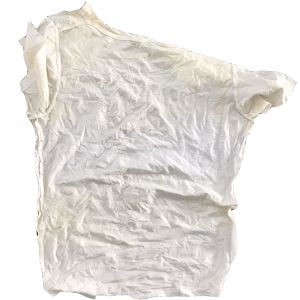 Buy cheap High Oil Absorbency Pure White Cotton T Shirt Rags With No Logos from wholesalers