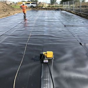 Customized Width Impermeable Double-Sided HDPE Geomembrane for Environmental