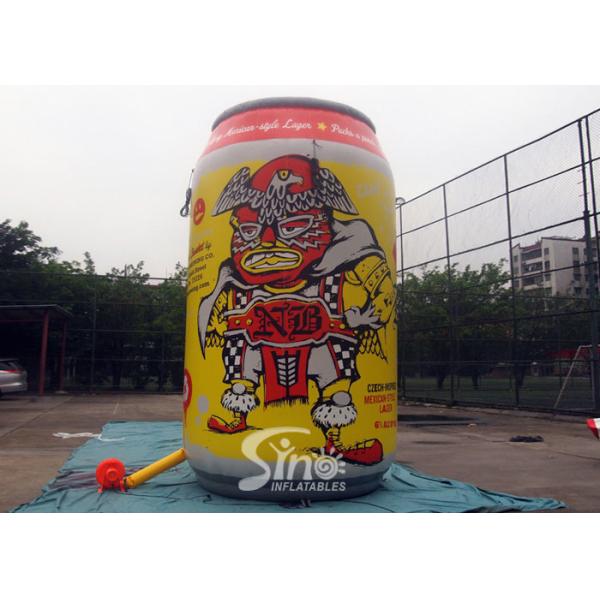 5m High Mexican Style Lager NB Giant Inflatable Beer Can With Full Digital
