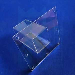 Buy cheap 1100C High Temperature Resistant Quartz Glass Sheet For Punching In Semiconductor Photovoltaic Applications from wholesalers