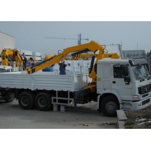 Buy cheap Durable 5T Safety Knuckle Boom Truck Mounted Crane For Construction from wholesalers