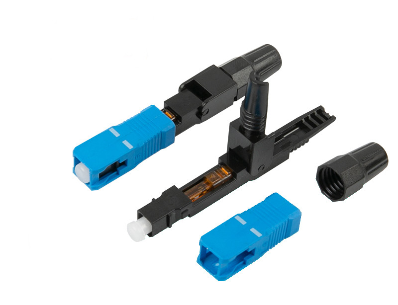 Buy cheap 60mm FTTH Fast Connect Fiber Connectors Sc Apc Quick Connector Assembly product
