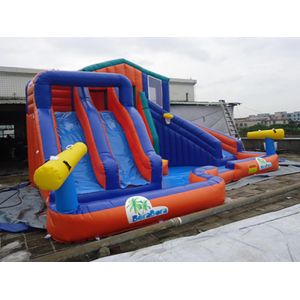 Buy cheap CE Certificate Inflatable Water Park With Slide PVC Tarpaulin For Kids Water Games from wholesalers