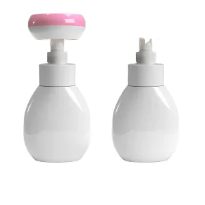 Buy cheap 250ML and 300ML Foaming Hand Sanitizer Bottle Flower Stamp Soap Dispenser Flower Soap Pump Suitable for Children from wholesalers
