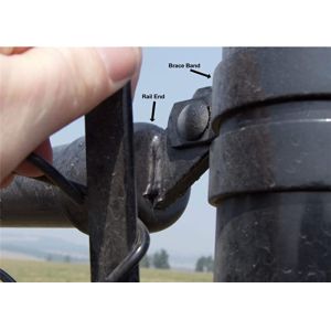 Buy cheap 2-7/8'' 40mm Chain Link Fence Band For Fence Post from wholesalers