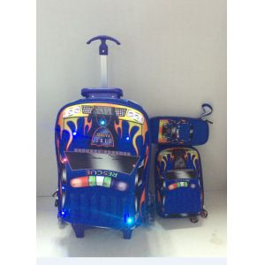 Buy cheap New design 3D /6D EVA Kids' Trolley 3 pcs with colorful LED light from wholesalers