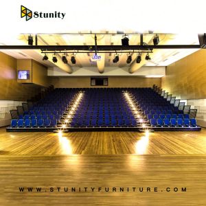 Foldable Audience Bleachers Telescopic Bleacher Seating System