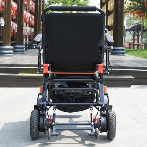 PU Tyre Foldable Power Wheelchair Electric For Disabled Lightweight