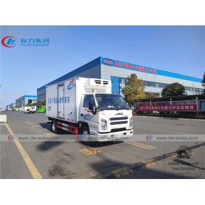 Buy cheap JMC 4x2 3T 5T Frozen Food Delivery Refrigerated Van Truck With Thermo King Refrigerator from wholesalers