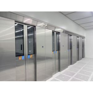 YANING GMP Standard Stainless Steel Air Shower With Electromagnetic Interlock