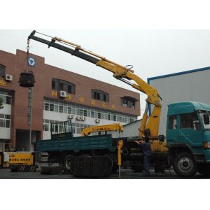 Buy cheap 12Ton Mobile 12T Knuckle Boom Truck Mounted Crane from wholesalers