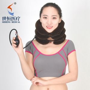Buy cheap Adjustable Soft Rubber Inflatable Cervical Collar Neck Brace Support from wholesalers