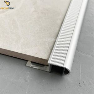 Buy cheap Matt Silver Bullnose Tile Trim For Stairs Aluminum Alloy Material from wholesalers