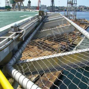 Buy cheap Customized Flexible Stairway Architectural Wire Mesh With Ferrule from wholesalers