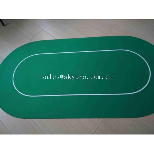 Quality Foldable Poker Felt Gambling Table Mat , Professional Mahjong Table Mats for sale
