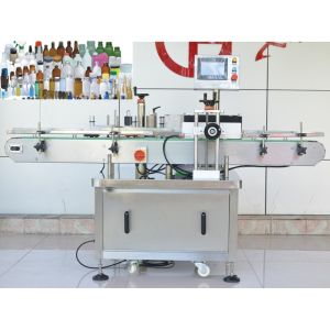 Buy cheap Automatic Vertical Round Bottle Labeling Machine with Adjustable Front and Back Labels from wholesalers