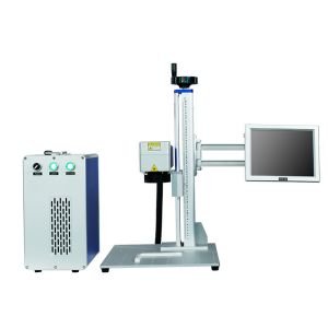 Buy cheap 80khz Handheld Metal Engraving Machine , 2A Fiber Laser Engraver from wholesalers