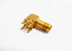 Buy cheap Networking SMA RF Connector , Female PCB Connector with Copper Conductor Material from wholesalers