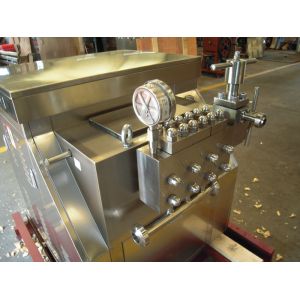 High Pressure Dairy Homogenizer With Manual Operating Weare Resistance