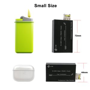 Buy cheap Mini 4K HDMI Fiber Extender with RS232 & External Audio Data rate up to 10.2Gbps from wholesalers