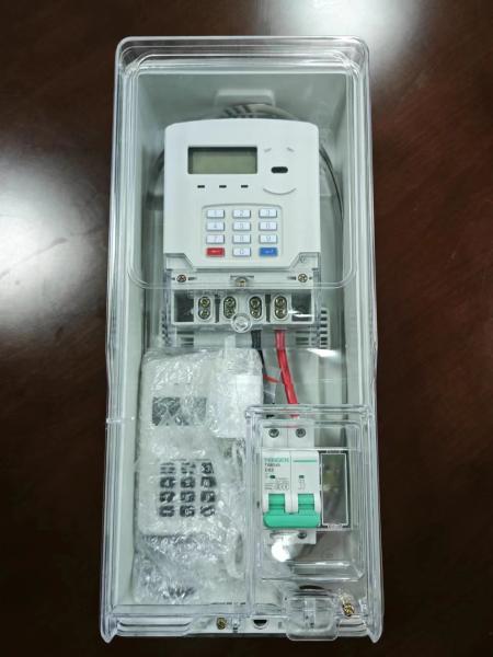 Quality Single Phase Smart Prepaid Energy Meter With STS Payment Algorithm DLMS Certificated for sale