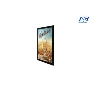 Buy cheap Black A0 Snap Poster Frames Ultra - Thin Aluminum Profile 2500 Lux Brightness from wholesalers