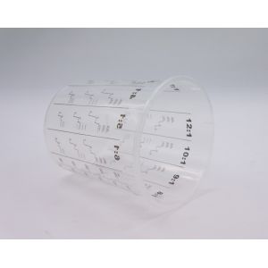 Buy cheap 650 ml Disposable Mixing cup Auto Plastic Single Use plastic pots measuring printed cup calibrated-up cup from wholesalers