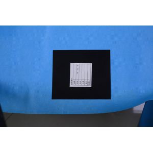 C161 Black high gloss Palm print backing sheet