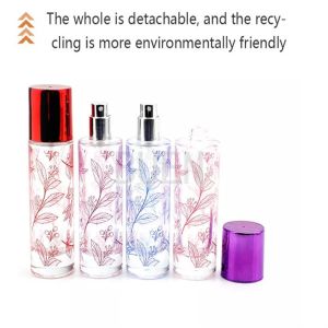 Buy cheap Refillable Glass Perfume Bottle Pump Sprayer  ,  Cylinder 1oz Perfume Bottle from wholesalers