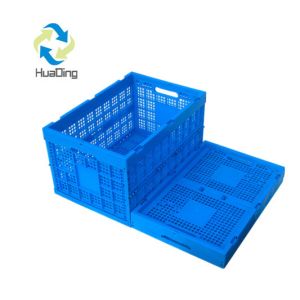 Buy cheap Recyclable Feature and Apparel Industrial Use mesh plastic folding crate storage transporting box crates from wholesalers