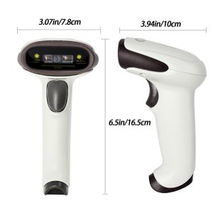 Buy cheap CCD Wired Wireless Hands Free Barcode Scanner USB 2.4G Programmable Preamble from wholesalers