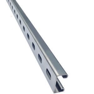Buy cheap Pre Galvanized Steel Slotted Strut C Channel In Silver from wholesalers