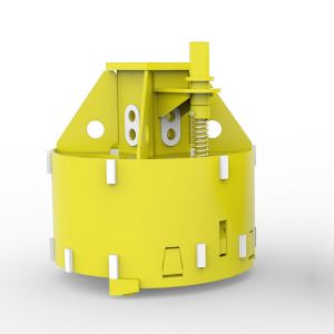 Buy cheap JTHL Q355C Rock Drilling Bucket Cleaning Bucket with Bullet teeth / rock bits from wholesalers