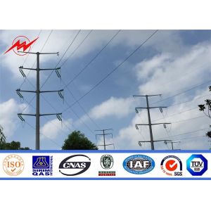 Buy cheap Polygonal Electrical Power Pole for 110KV Medium Voltage Transmission from wholesalers