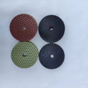 Buy cheap Granite Marble Floor Polishing Pad 4inch Wet Dry Resin Sandpaper 100mm Handle Grinder from wholesalers