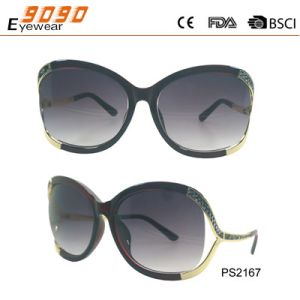 Buy cheap 2018 new style Unisex sunglasses for men and women, polarized UV 400 lens,with metal in the frame from wholesalers