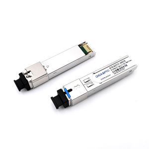 Buy cheap FTTP GPON SFP Transceiver SC UPC Receiver Sensitivity -32dBm from wholesalers