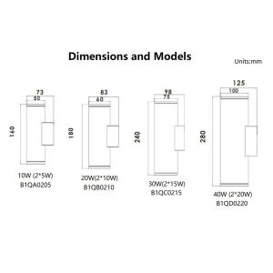 Buy cheap Cylinder Architectural LED Wall Mounted Light Fixture 20W Dual Sides Up / Down Lighting from wholesalers