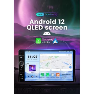 TS10 10.36inch Knob 2K QLED 8core 64GB 128GB Universal screen car dvd player car