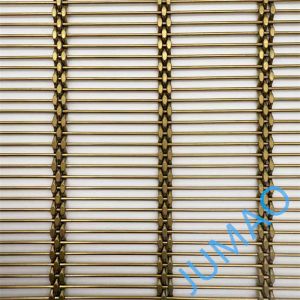 1.5mm Architectural Decorative Wire Mesh Panels Wall Covering